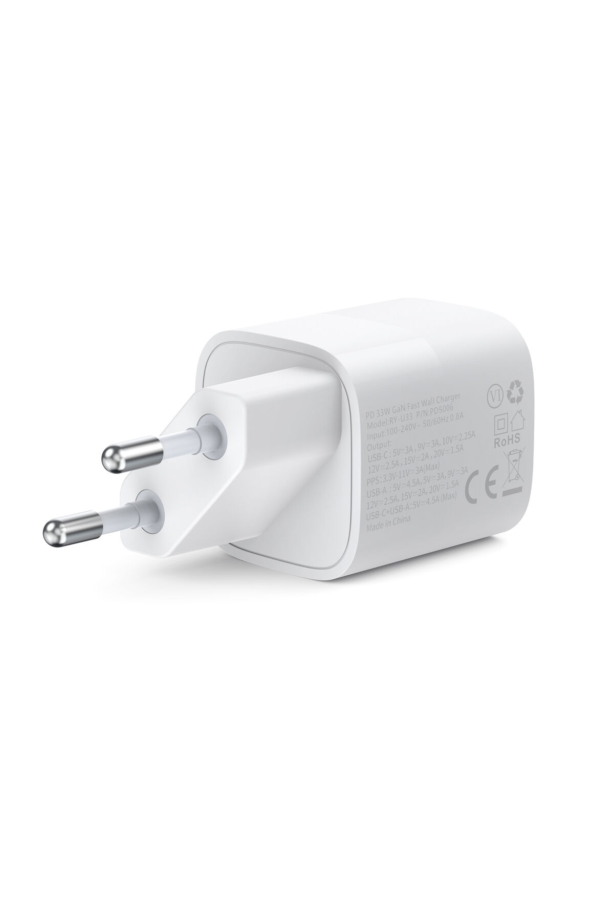 Choetech A C Çift Portlu 33w Hızlı Duvar Şarj Cihazı/Adaptörü (PD5006)