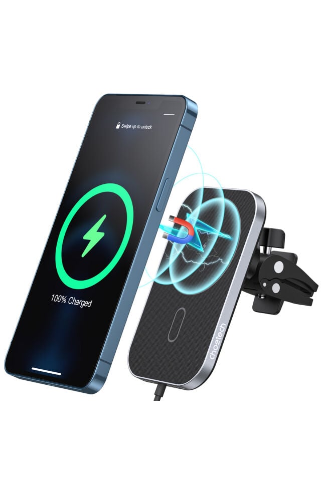 Choetech Kablosuz Hızlı Araç Şarj Cihazı (T200-F)