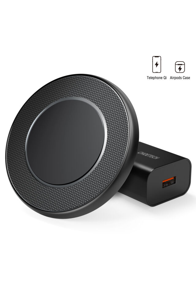 CHOETECH Kablosuz Şarj Cihazı 15W Maksimum Hızlı Kablosuz Şarj Pedi (T527-F)