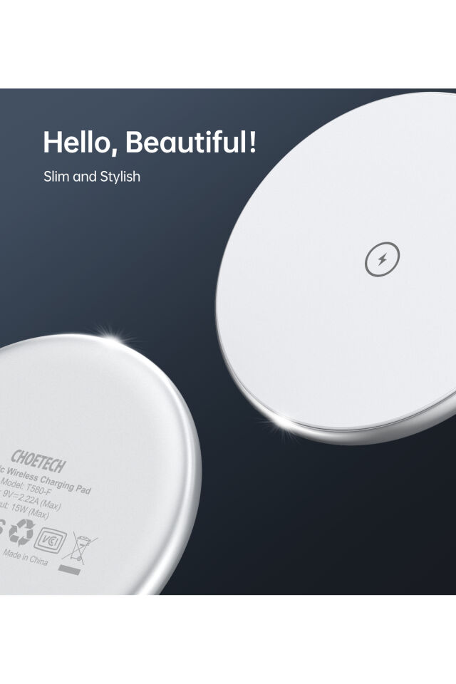 Choetech Iphone Serisi için Uyumlu 15w Magsafe Kablosuz Şarj Cihazı (T580-f)