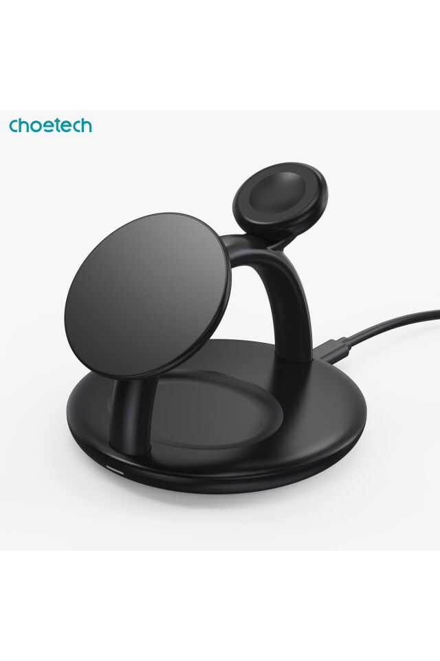 Choetech 15w 3'ü 1 Arada Manyetik Kablosuz Şarj Standı (T587-F)