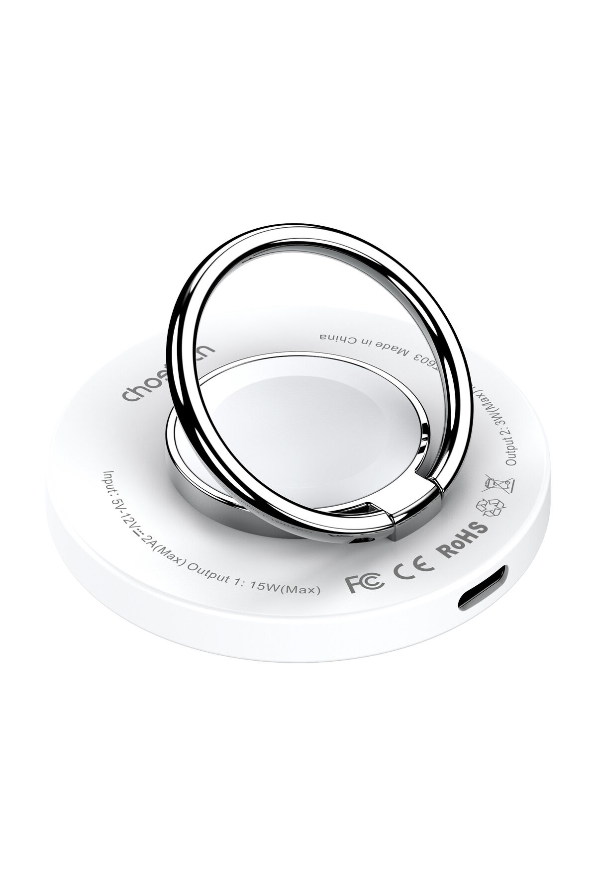 Choetech Magsafe/ Manyetik 3'ü 1 Arada Halka Tutucu -15w Kablosuz Hızlı Şarj Cihazı (T603-F)