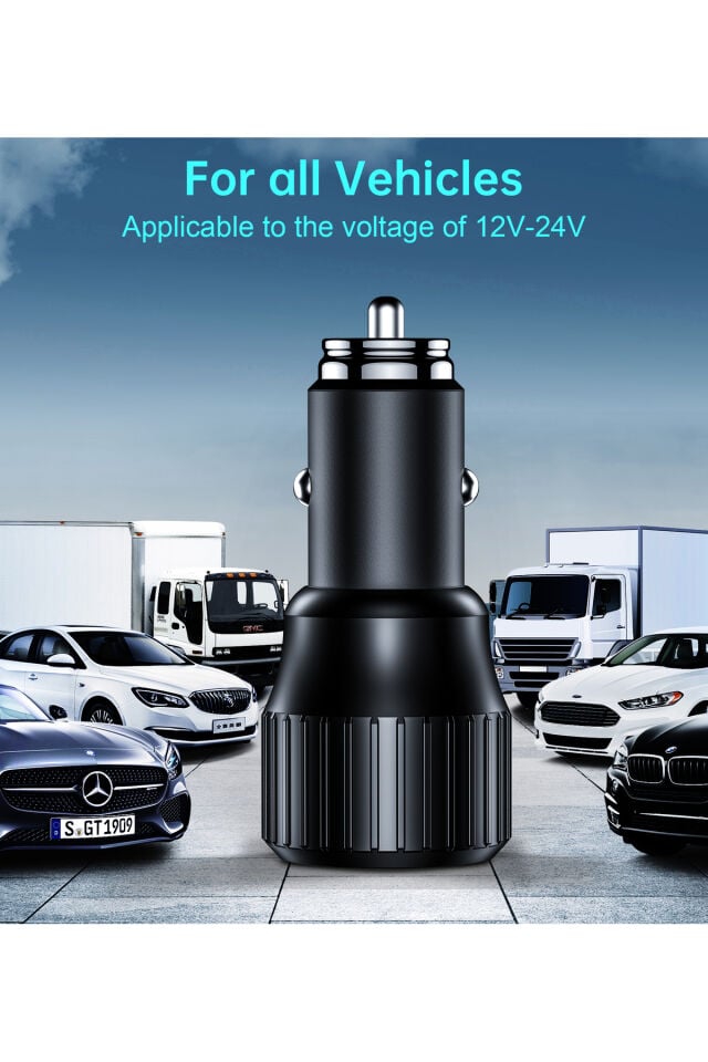 Choetech 63W Çiftli Araç Şarj Cihazı (XCC0010)