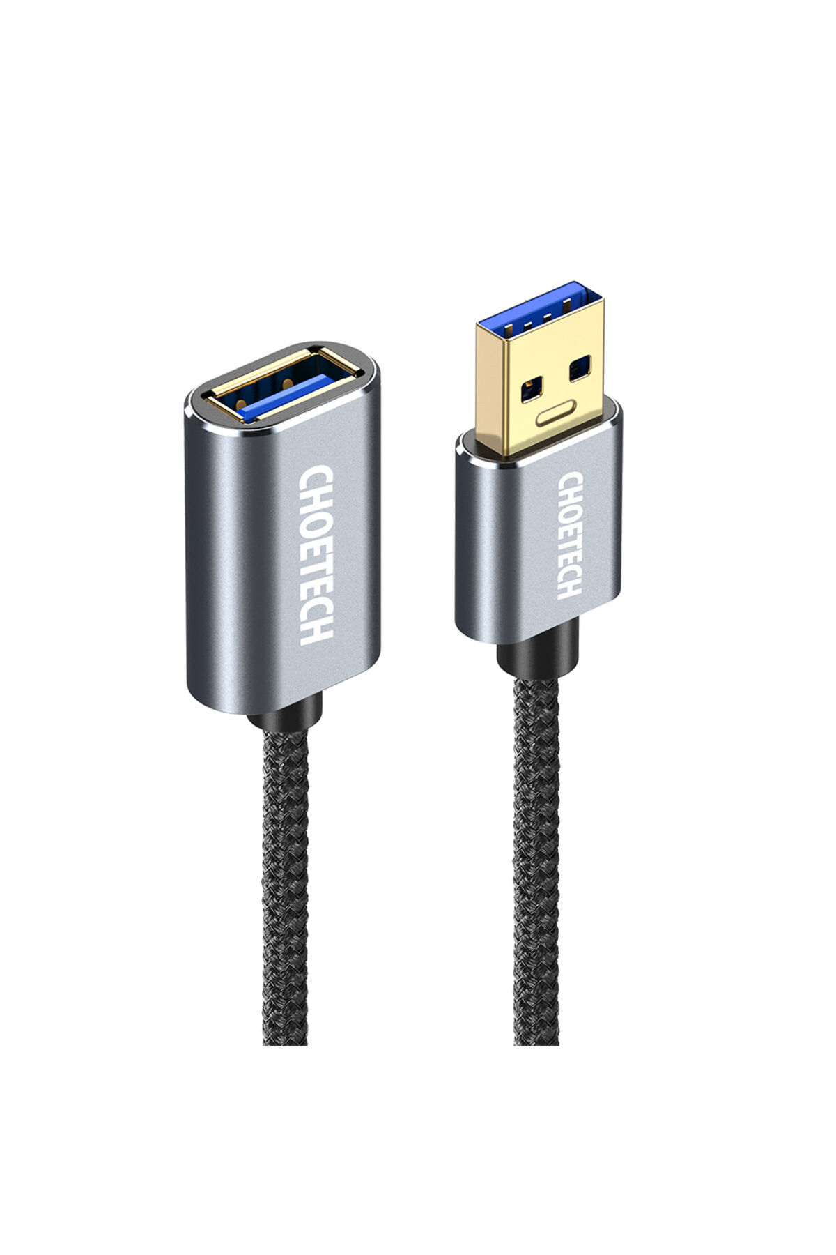 Choetech Şarj ve Data Kablosu 2 M USB 3.0 Uzatma Kablosu Örgü Tip Kırılmaz Kablo Uyumlu (XAA001)