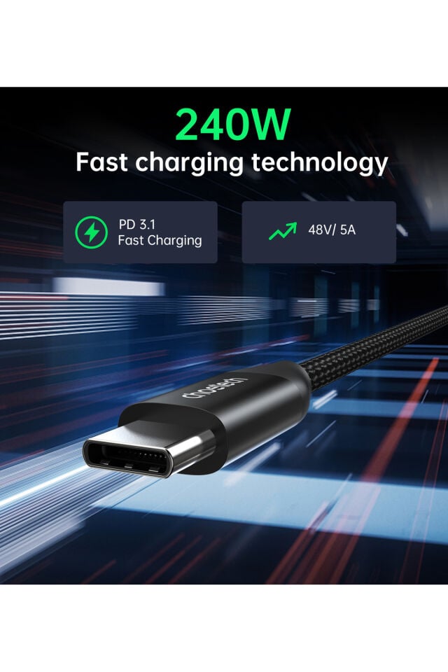 Choetech Usb-c'den Usb-c'ye Şarj Kablosu (XCC-1035)