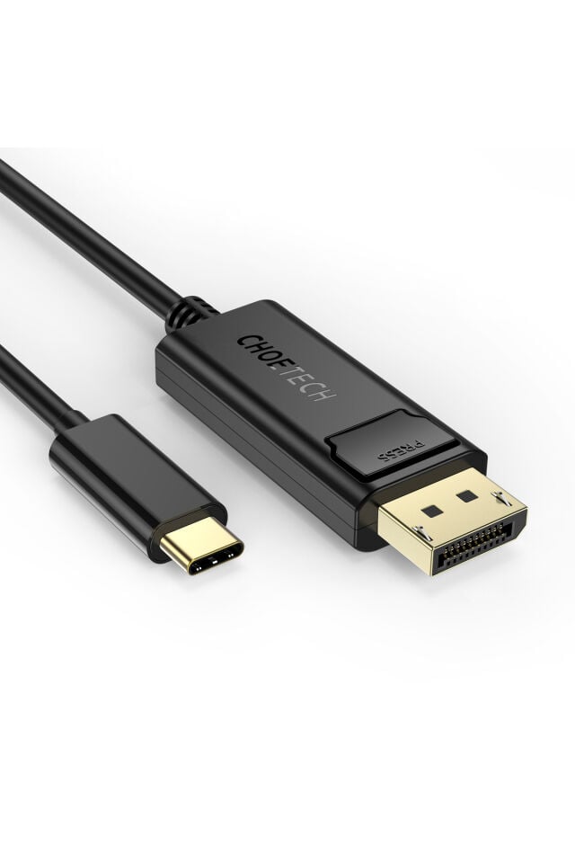 Choetech Tek Yönlü USB Tip C - Monitör Video Kablosu Ekran Bağlantı Noktası 4K kablo