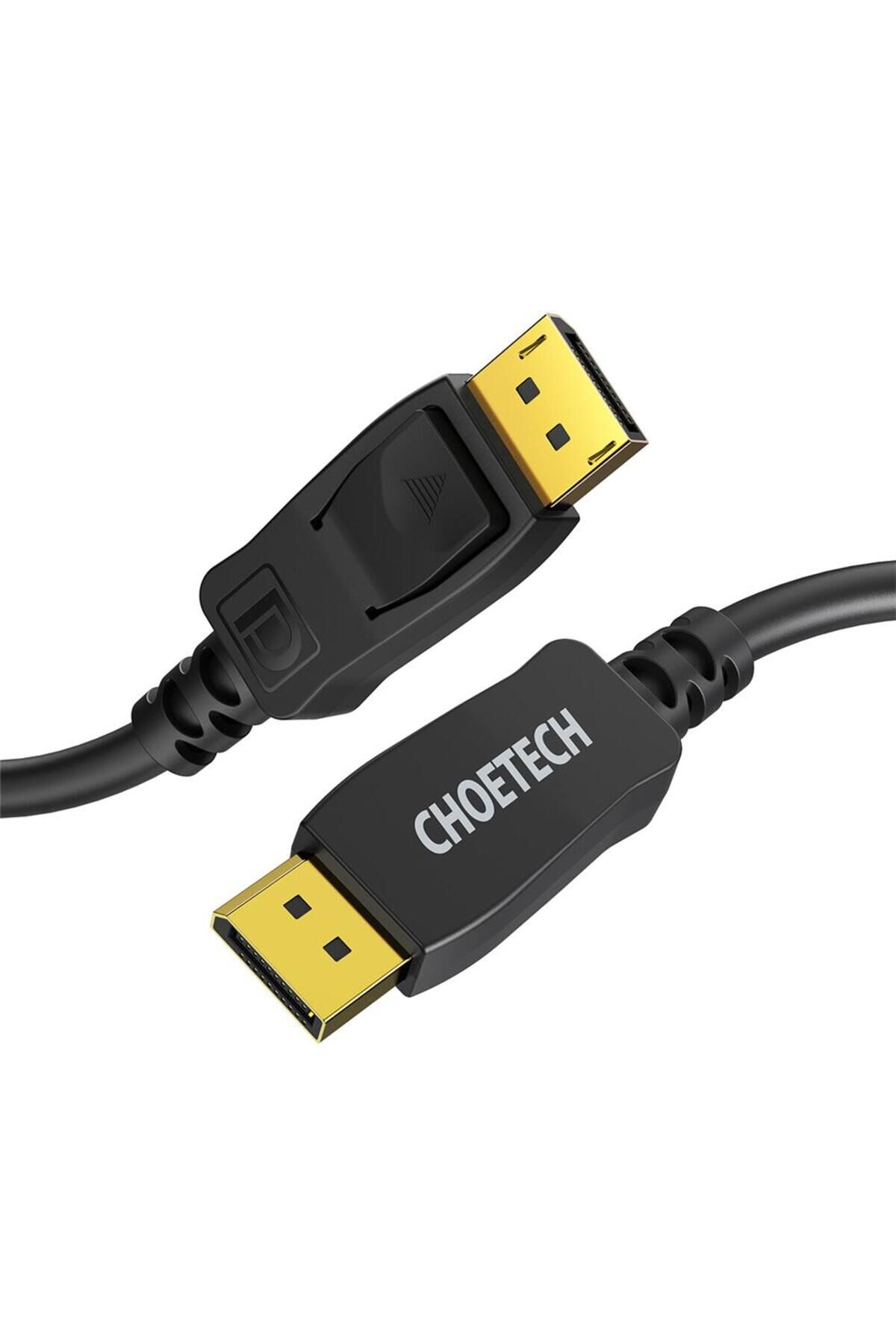 Choetech 8k Displayport Kablosu, 8k 60Hz Çözünürlük ile Displayport'tan Displayport'a Kablo 6,6 Ft (XDD01)